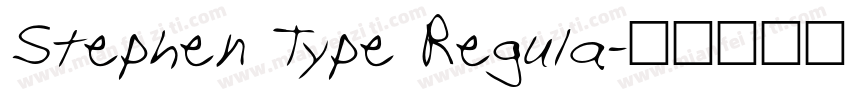 Stephen Type Regula字体转换